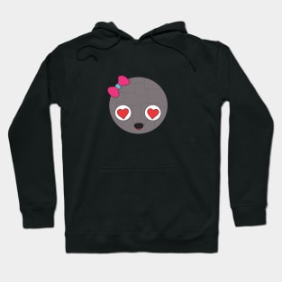 Robot Girl in Love Hoodie